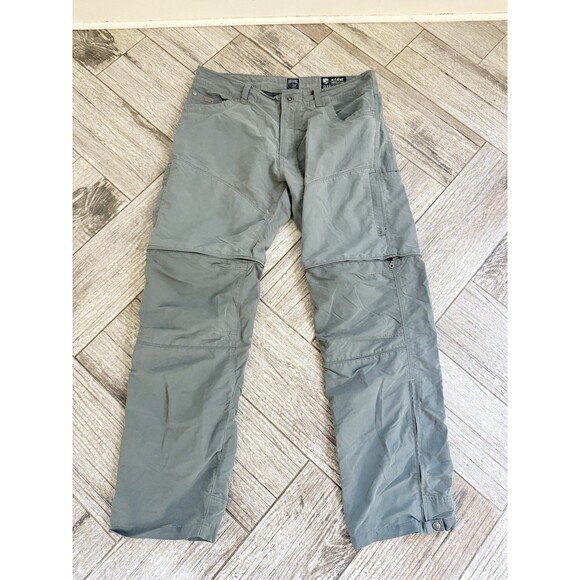 Kuhl Pants Mens Gray Liberator Convertible Stealth Utility Durable 36X32 - Picture 1 of 9